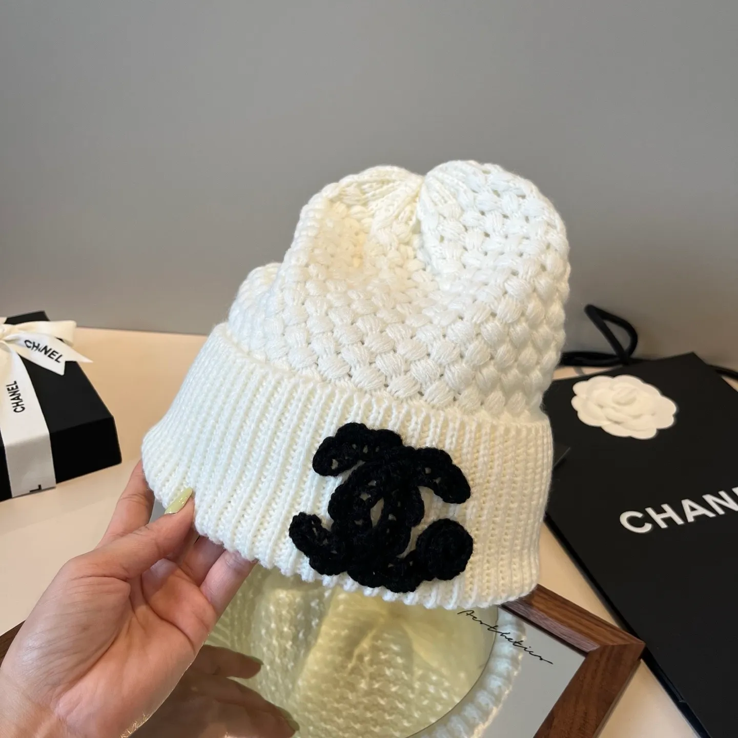 💰70¥ Chanel knitted beanie