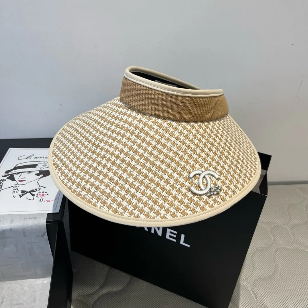 💰110¥ Chanel empty top sun hat