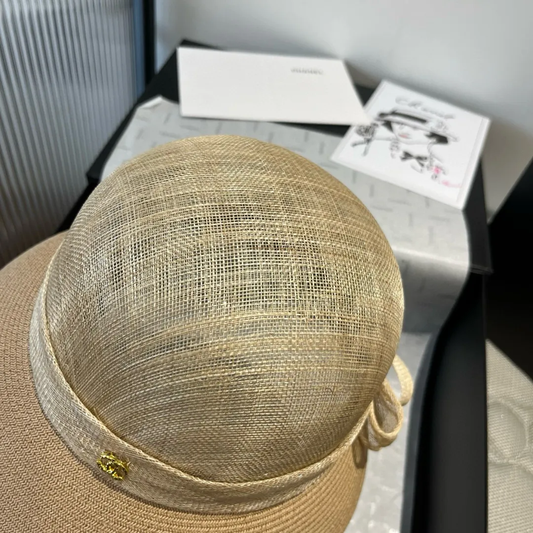 💰220¥ Chanel linen hat, high-end basin hat, head circumference 57cm