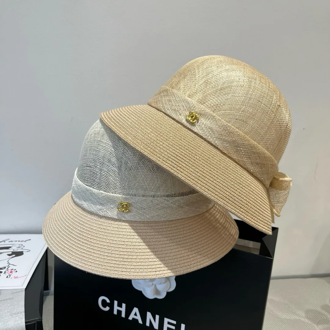 💰220¥ Chanel linen hat, high-end basin hat, head circumference 57cm