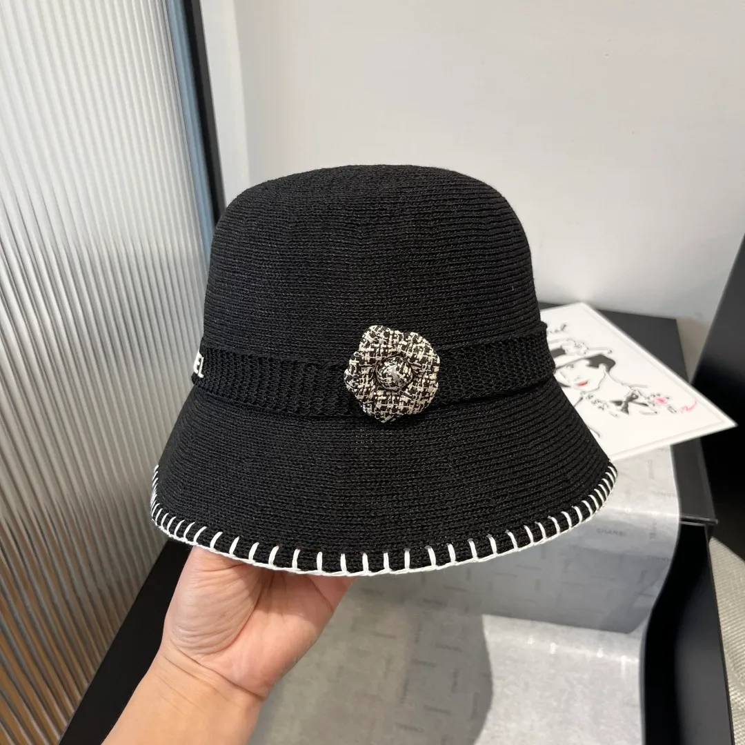 💰130¥ Chanel bucket hat, knitted clutch hat, head circumference 57cm