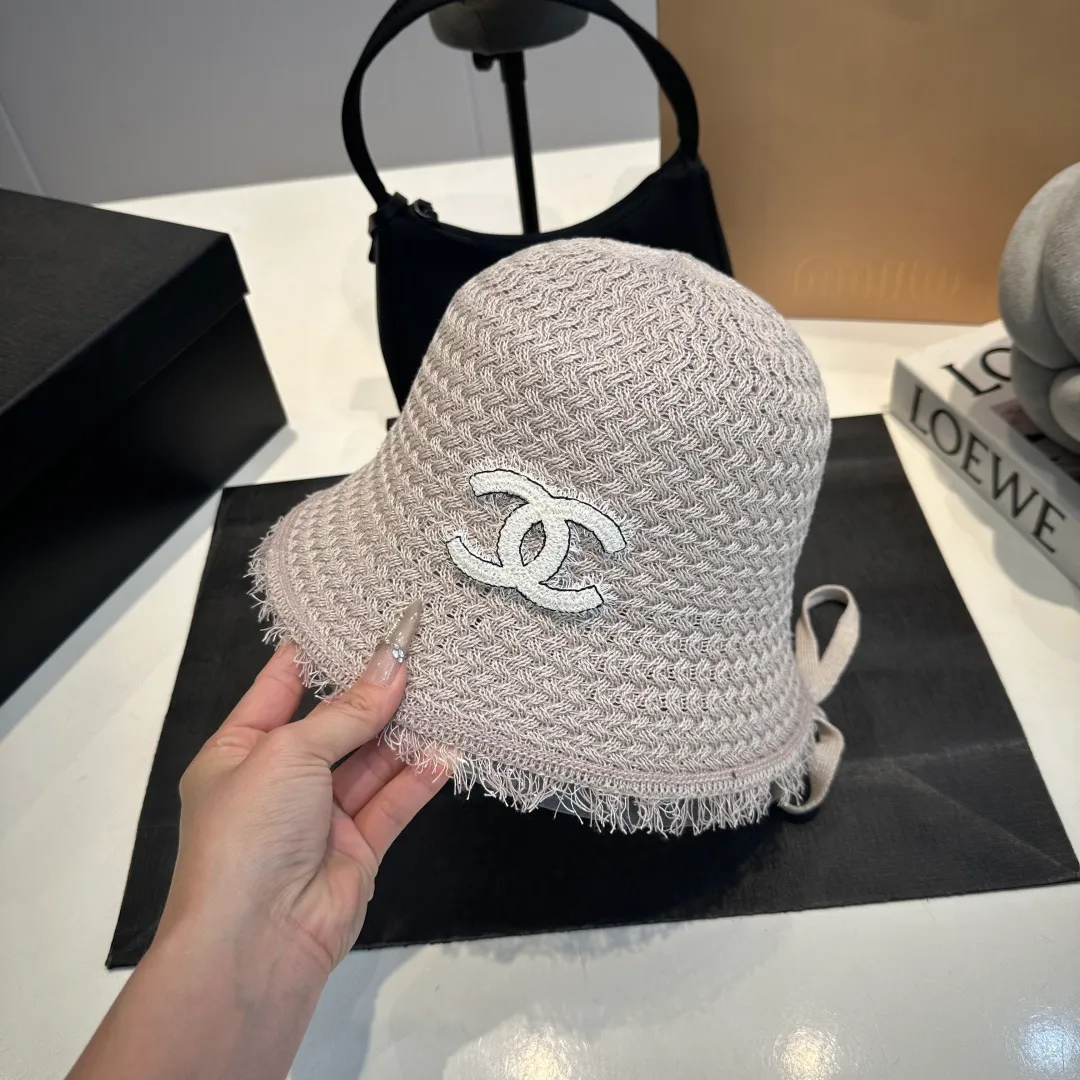 P60 Chanel sunshade bucket hat, foldable, head circumference 57cm
