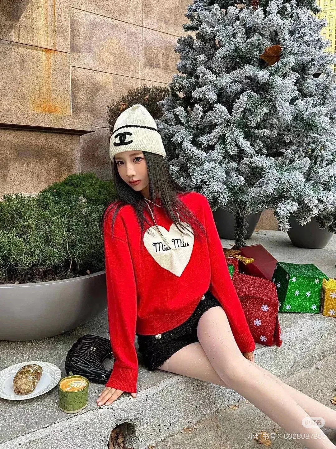 P76 Chanel official website quality Chanel autumn and winter woolen hat recommended by Internet celebrity fashion bloggers, Xiaohongshu's popular style, super soft and comfortable knitted hat with excellent elasticity!