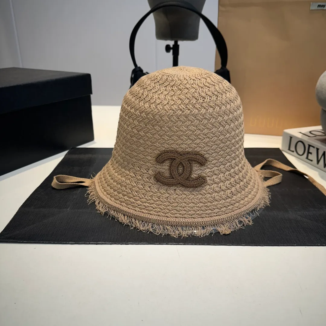 P60 Chanel sunshade bucket hat, foldable, head circumference 57cm