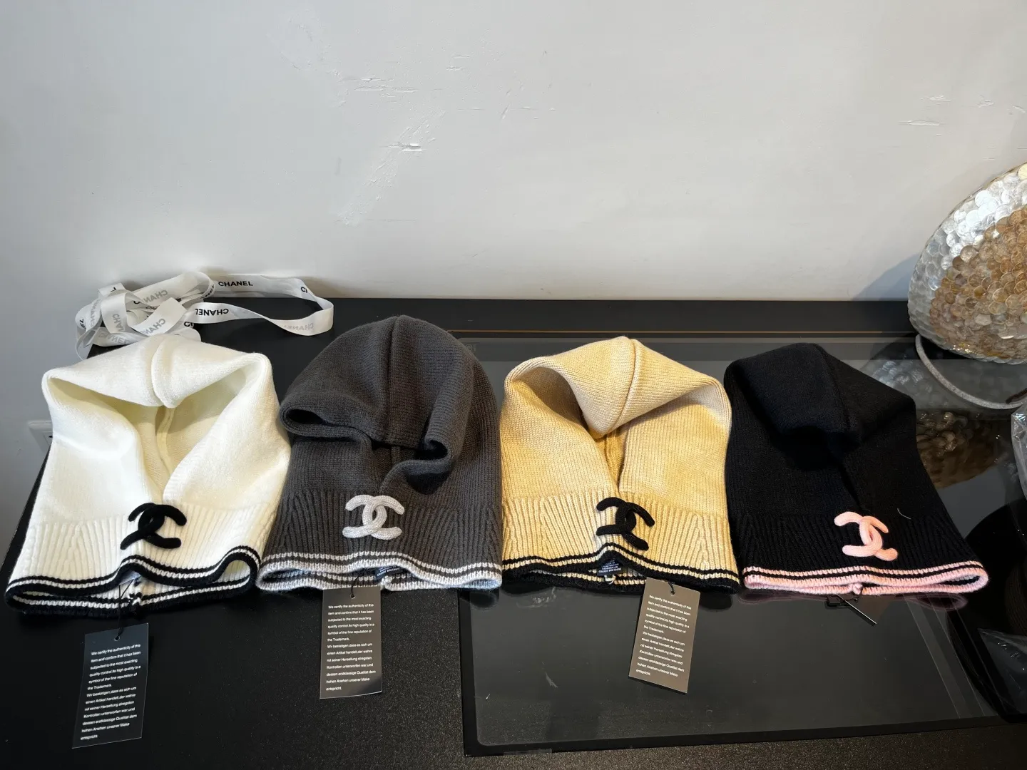 💰70¥ Chanel pullover woolen hat, dual-purpose hat and scarf, very cost-effective