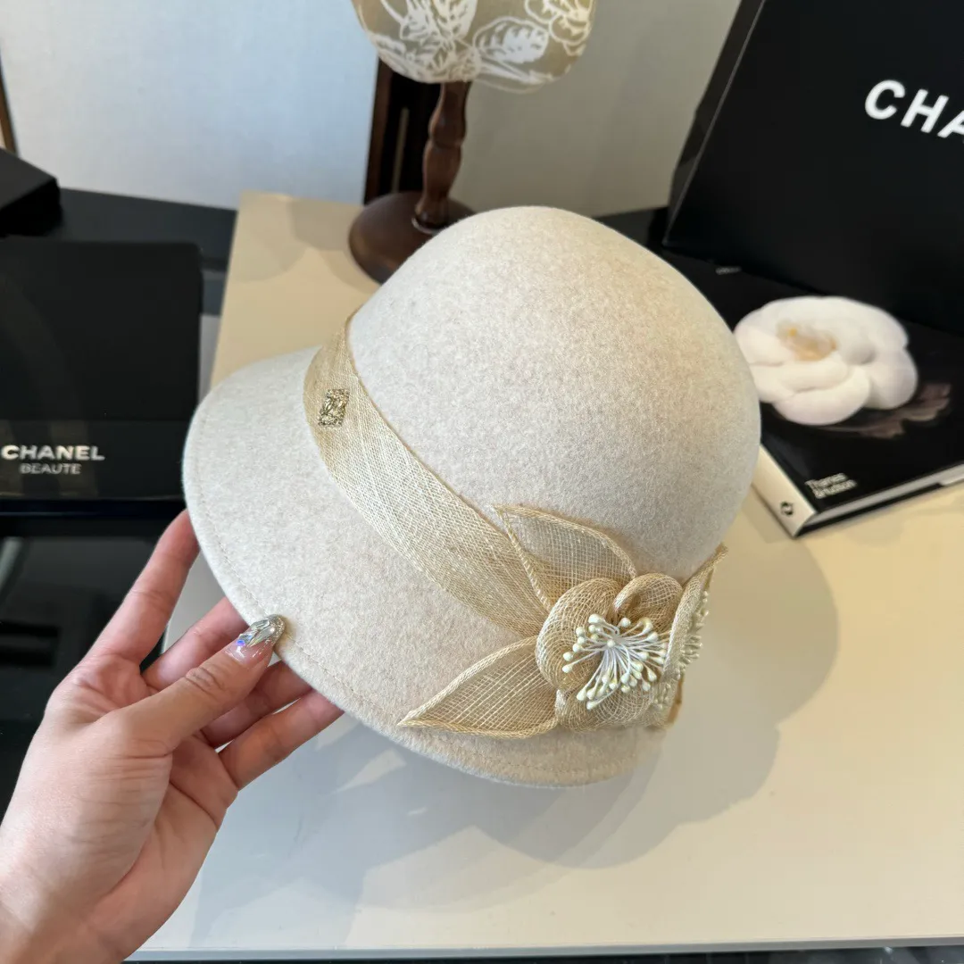 💰240¥ Chanel imported linen yarn hat, advanced customization, head circumference 57cm