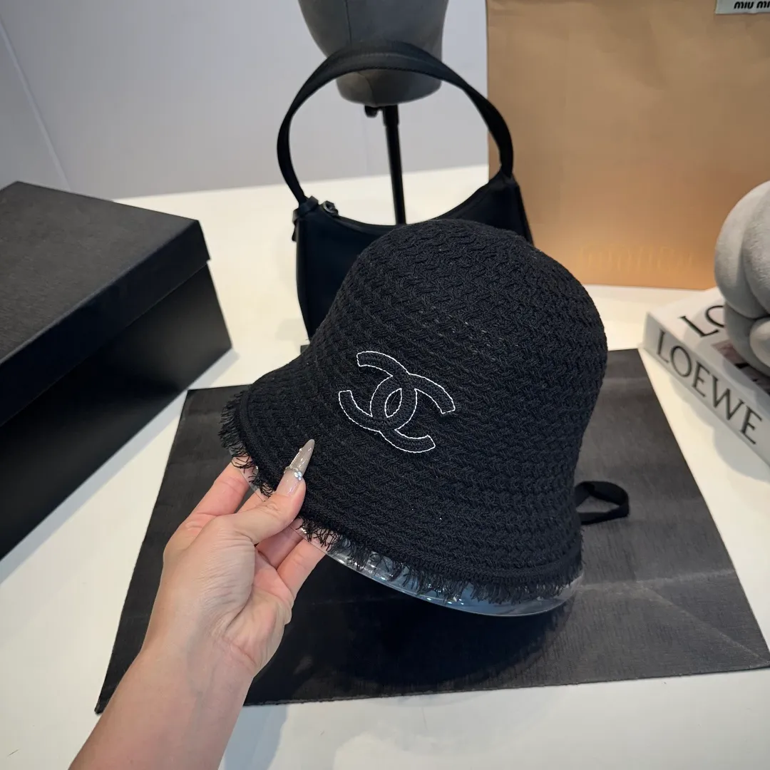 P60 Chanel sunshade bucket hat, foldable, head circumference 57cm