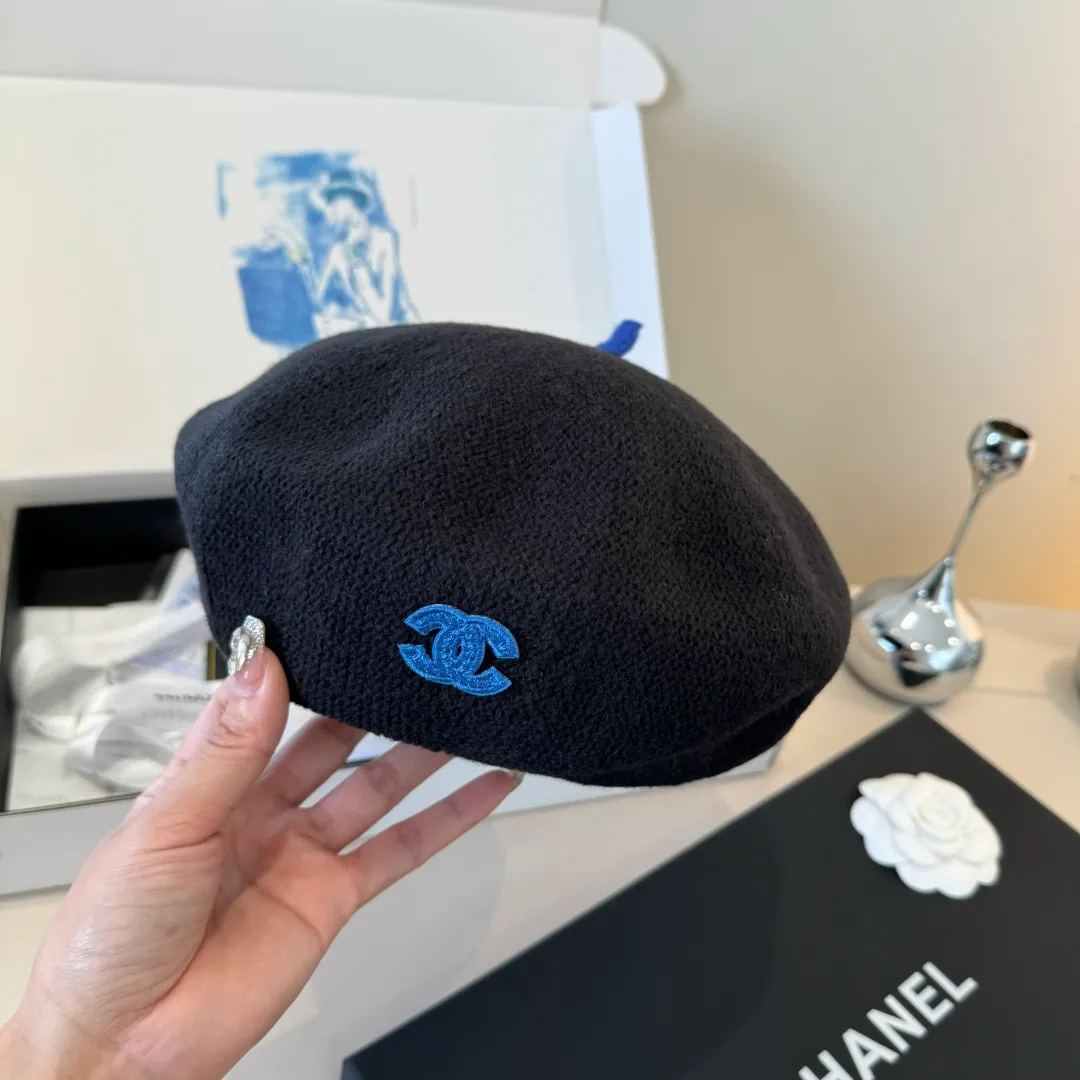 💰100¥ Chanel wool beret, 100% wool fabric,