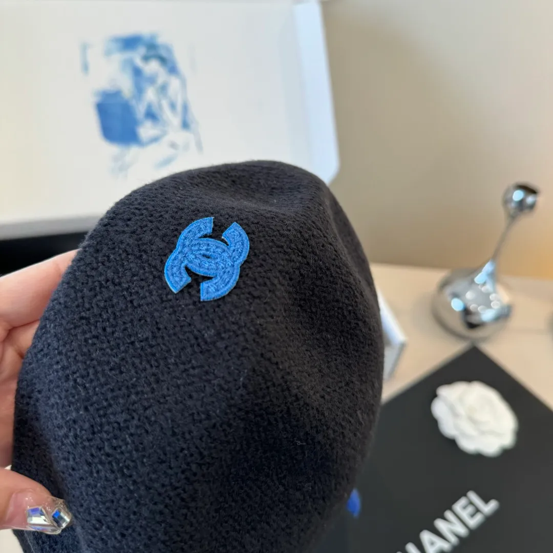💰100¥ Chanel wool beret, 100% wool fabric,