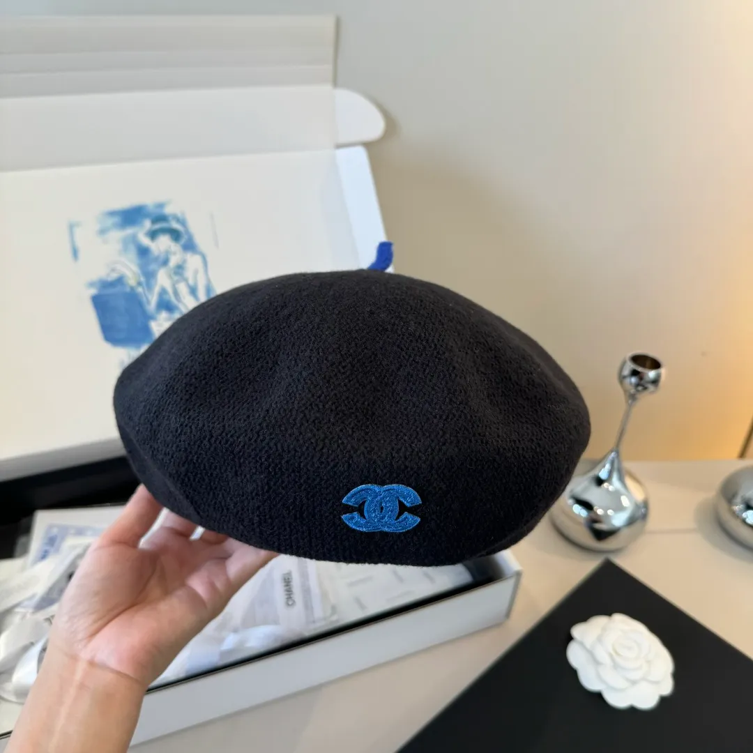 💰100¥ Chanel wool beret, 100% wool fabric,