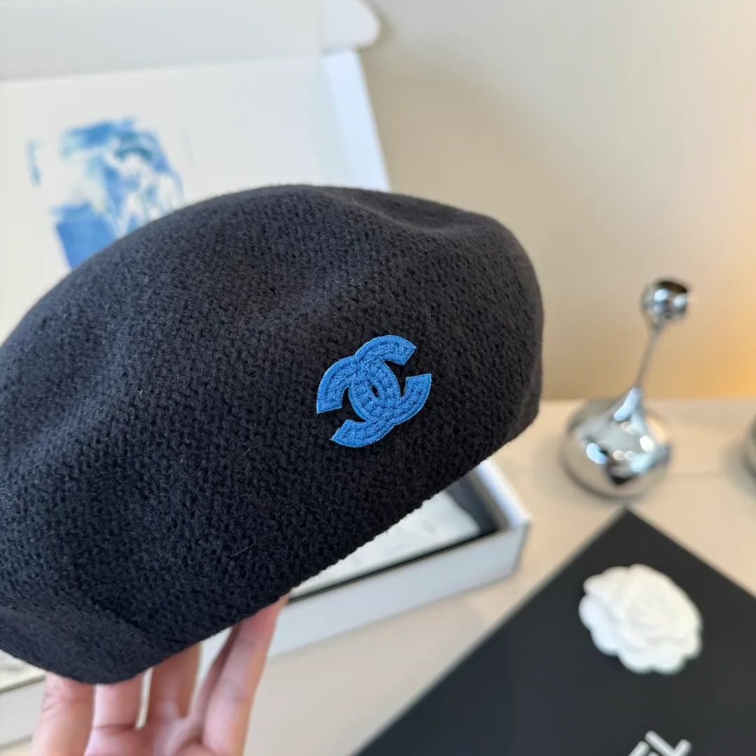 💰100¥ Chanel wool beret, 100% wool fabric,