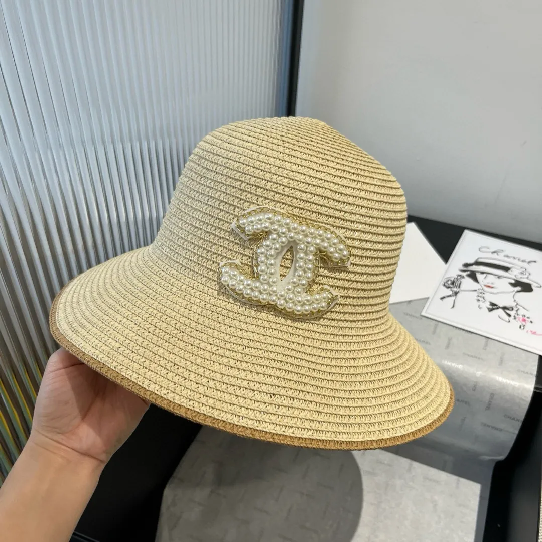 💰120¥ Chanel new straw hat, lady style, head circumference 57cm