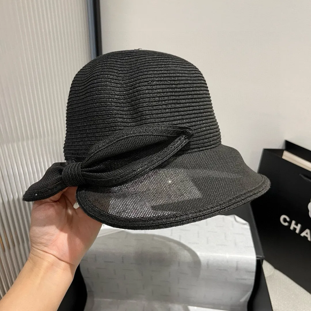 💰140¥ Chanel straw hat, advanced customization, head circumference 57cm.