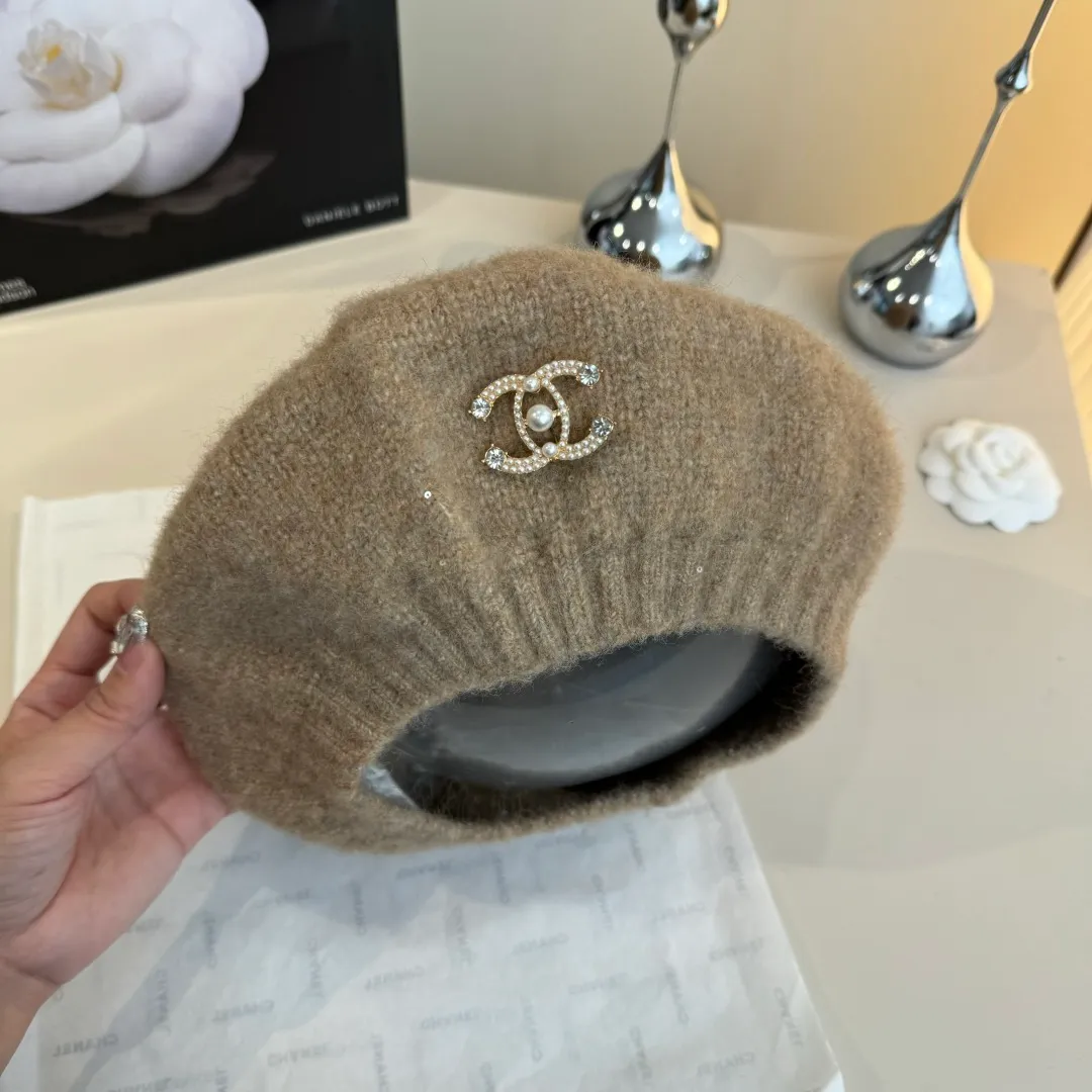 🉐160¥ Chanel wool beret, knitted beret, versatile style