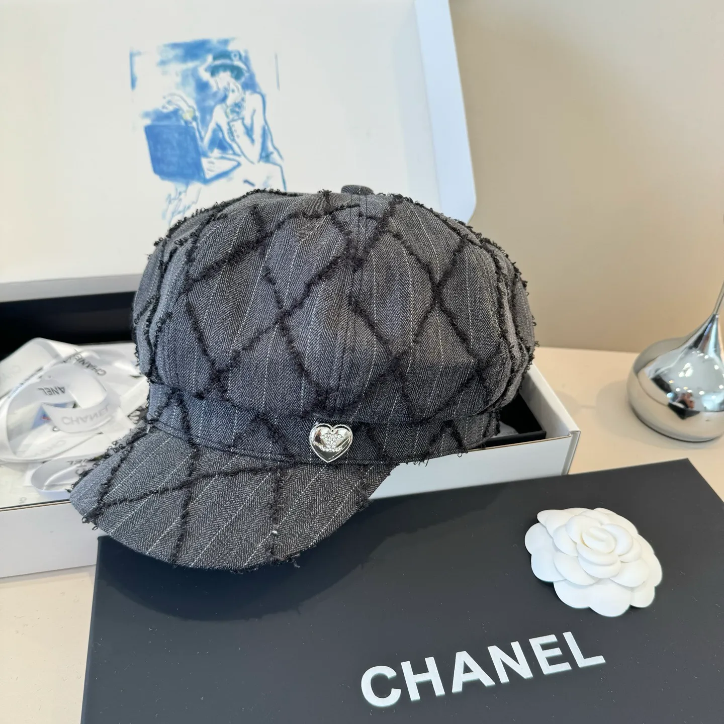 💰100¥ Chanel new duck bill painter's hat, head circumference 57cm