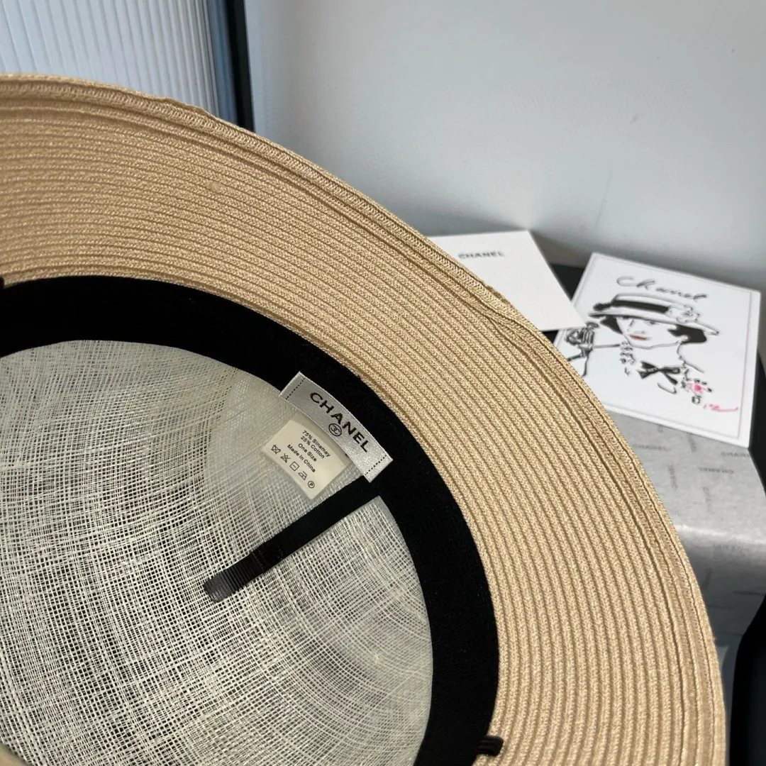 💰220¥ Chanel linen hat, high-end basin hat, head circumference 57cm