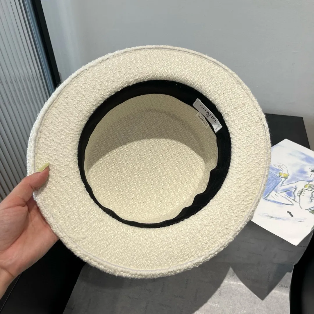 💰170¥ Chanel Chanel classic lady style flat top hat, head circumference 57cm