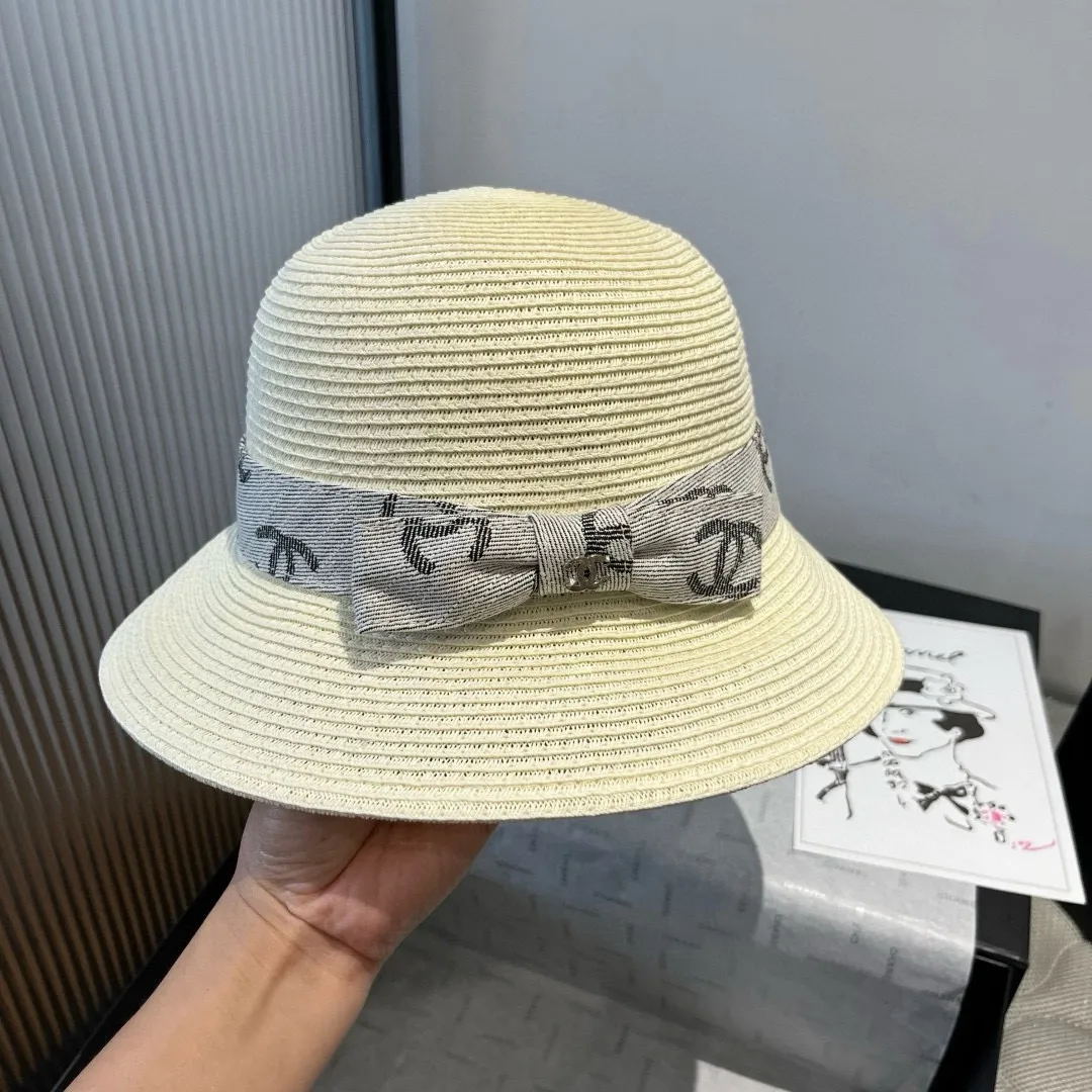 💰130¥ Chanel straw hat, advanced customization, head circumference 57cm.