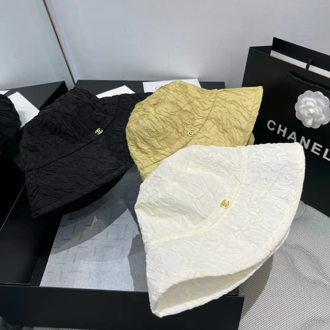 💰120¥ Chanel bucket hat, high-end hand-grip bucket hat, head circumference 57cm, lady style