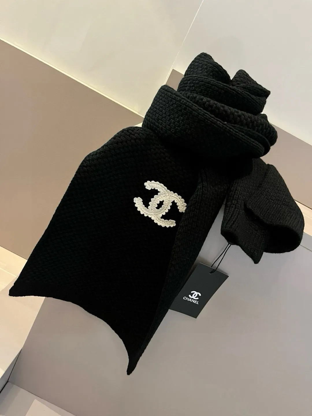 💰190¥ Chanel scarf hat set