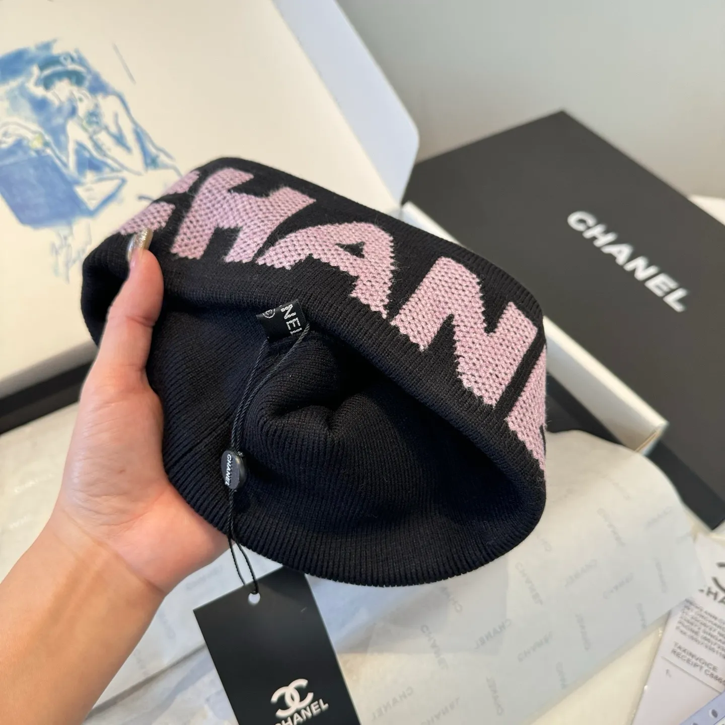 💰70¥ Chanel knitted beanie