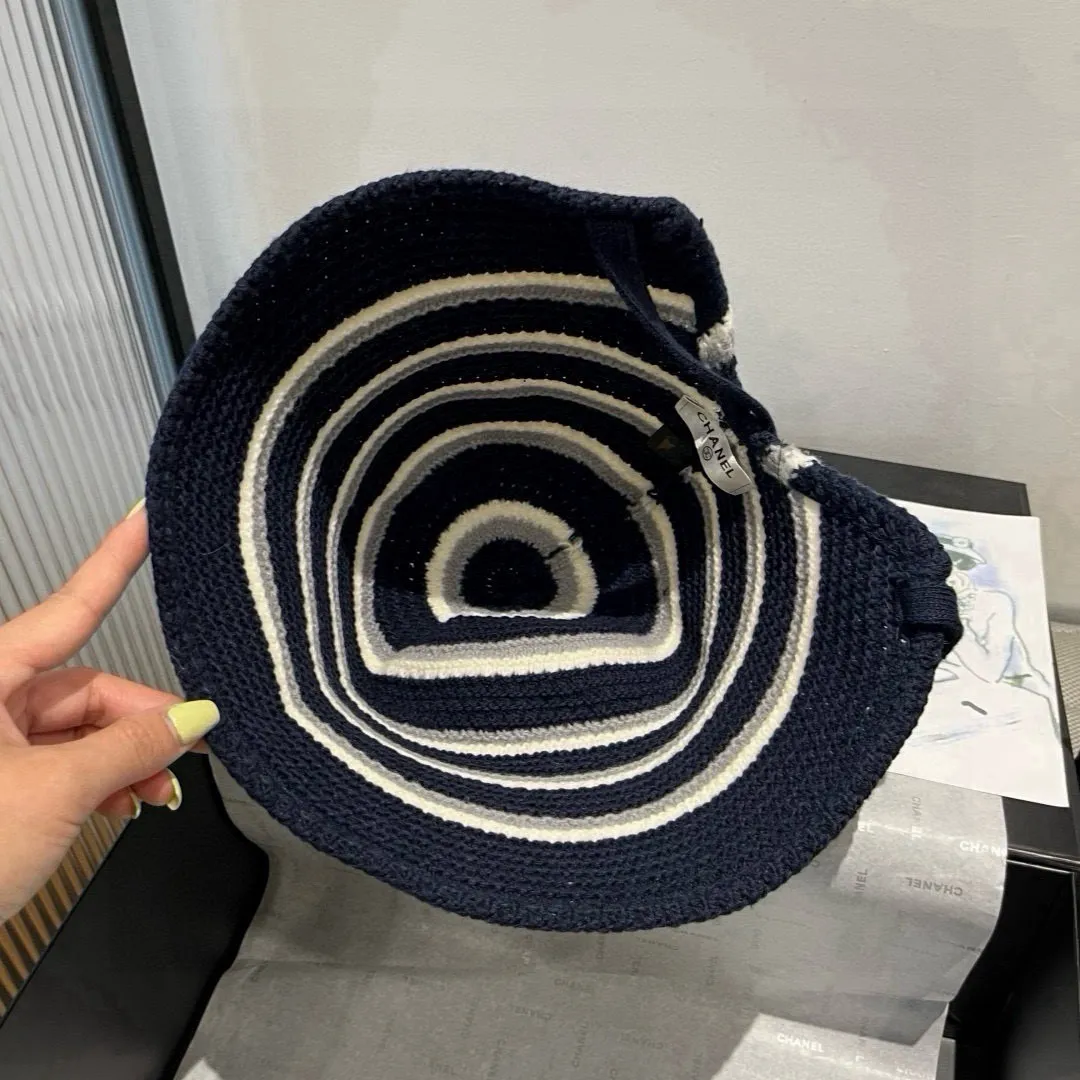 💰90¥ Chanel new knitted bucket hat, head circumference 57cm