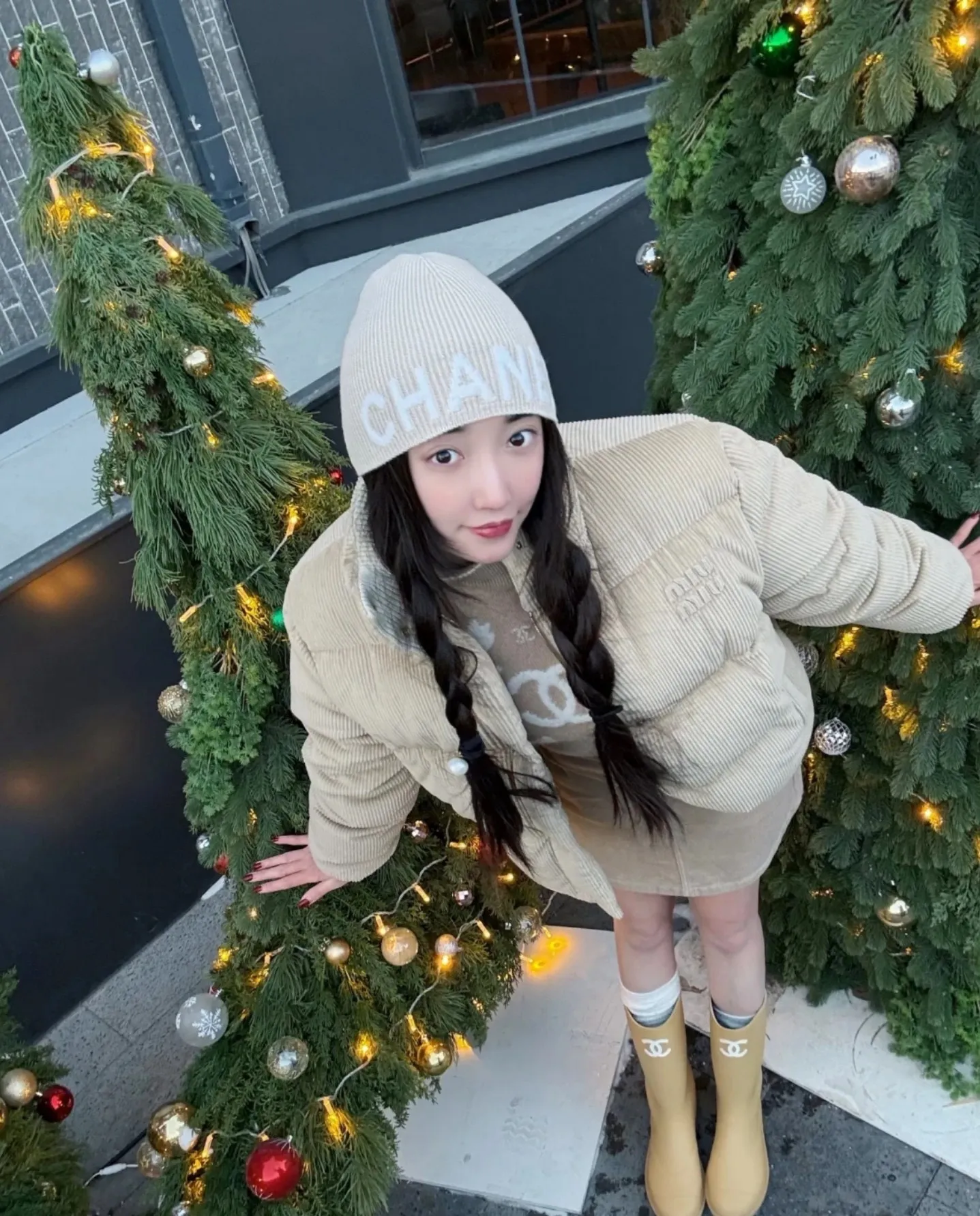 05 High version Chanel cold hat woolen hat