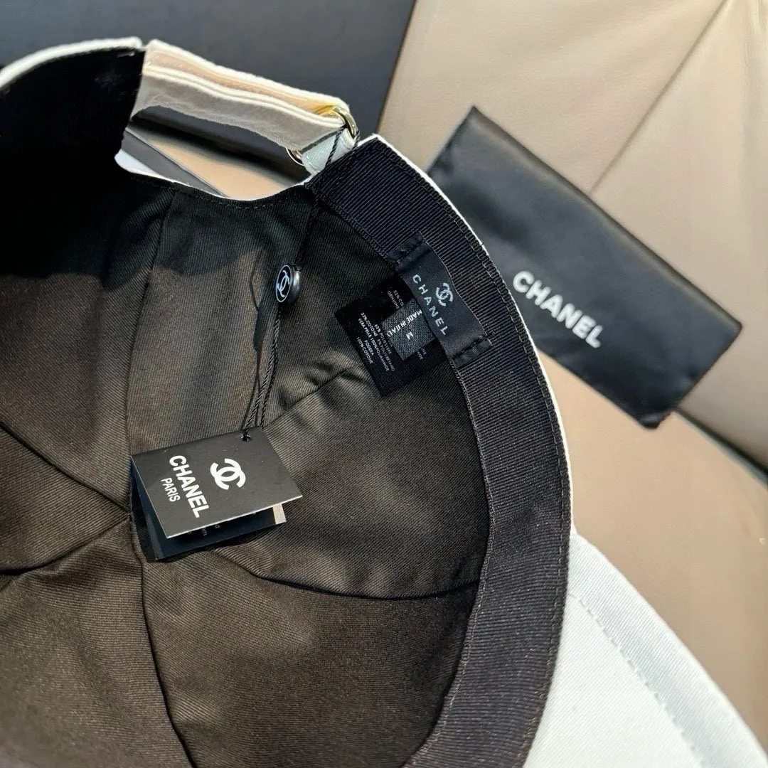 P90, new original baseball cap from Chanel counter, 1:1 mold customization, three-dimensional embroidery, exquisite and flawless! 100% pure cotton fabric, original factory quality, exclusive physical photography.
