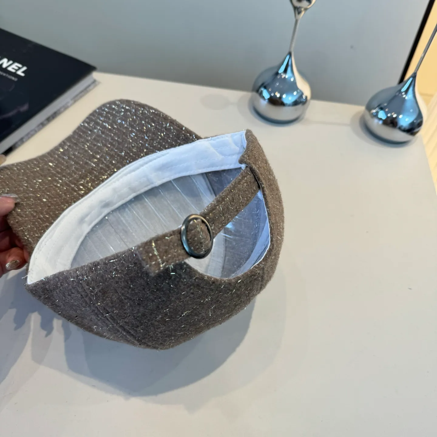 💰70¥ Chanel peaked cap, head circumference 57cm