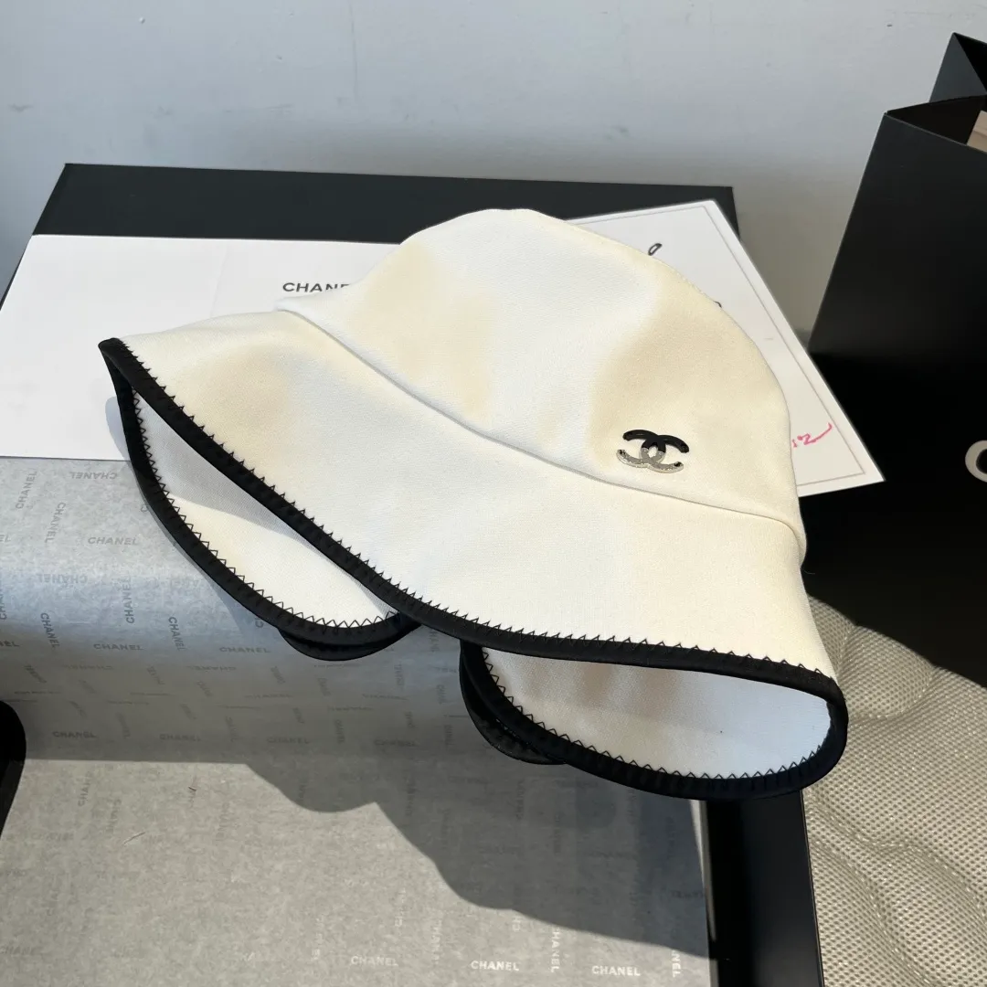 💰100¥ Chanel bow bucket hat, ladylike style, head circumference 57cm