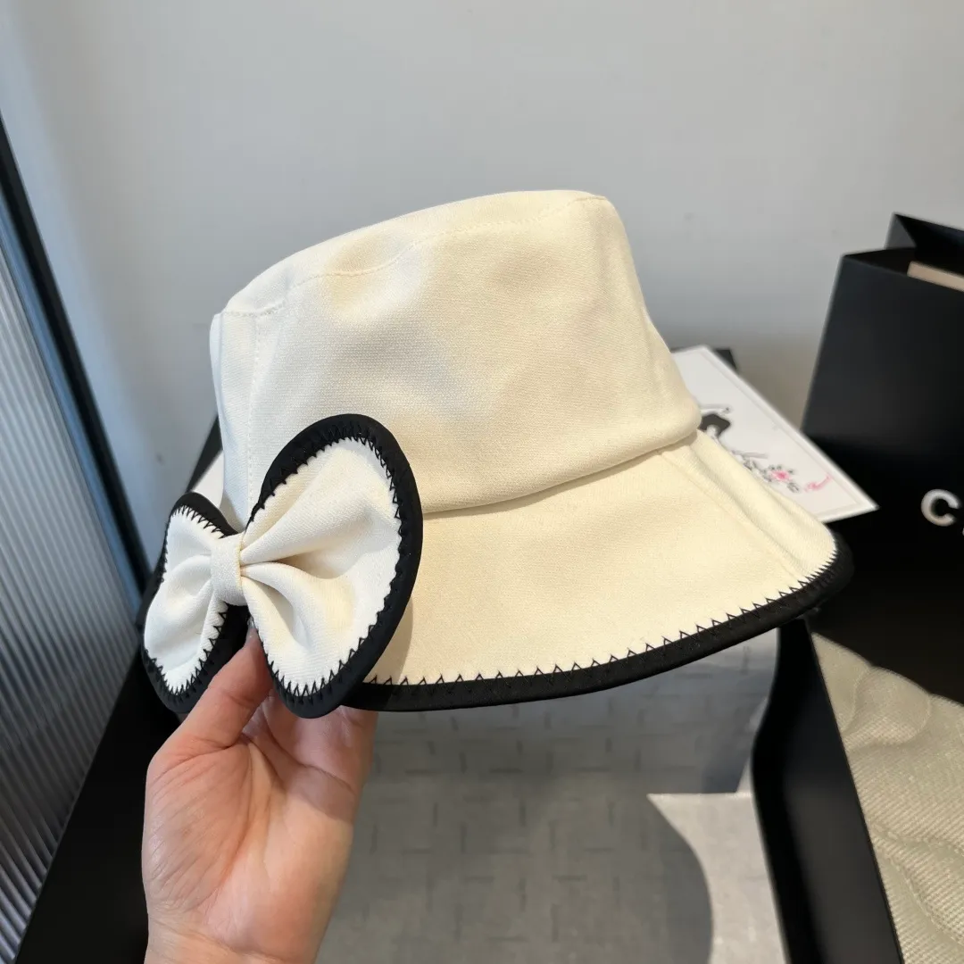💰100¥ Chanel bow bucket hat, ladylike style, head circumference 57cm