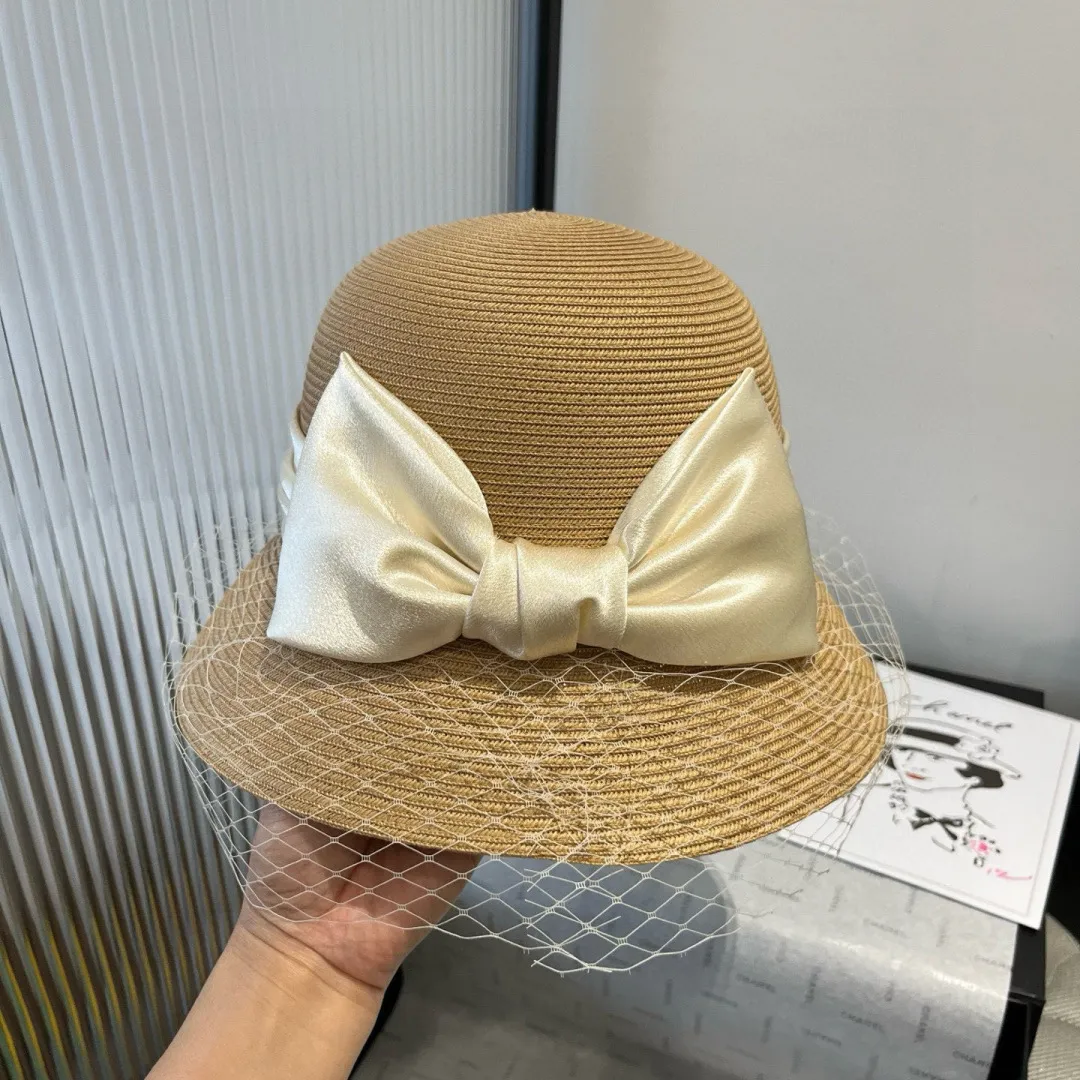 💰170¥ Chanel mesh basin hat, made of high-grade PP straw, head circumference 57cm