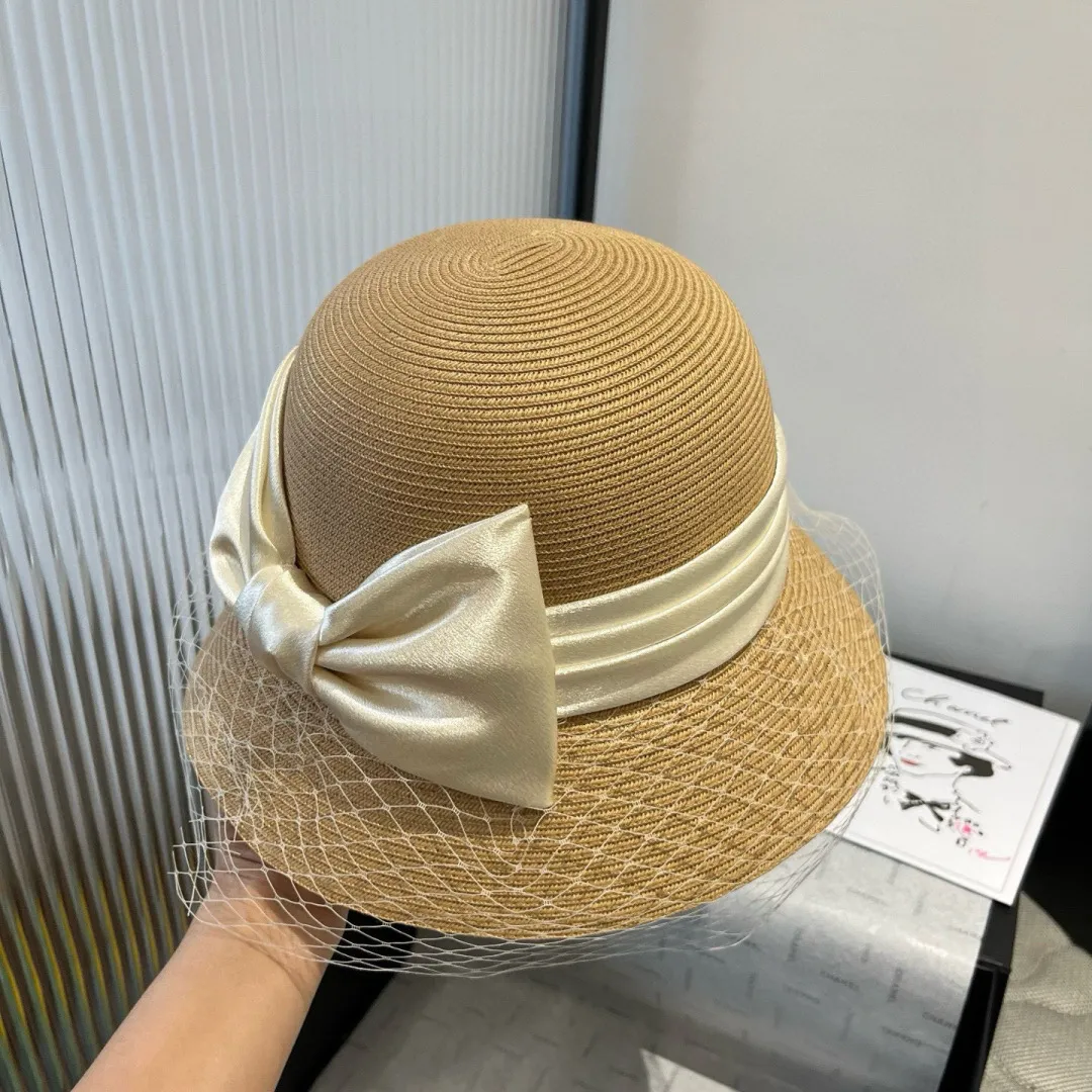 💰170¥ Chanel mesh basin hat, made of high-grade PP straw, head circumference 57cm