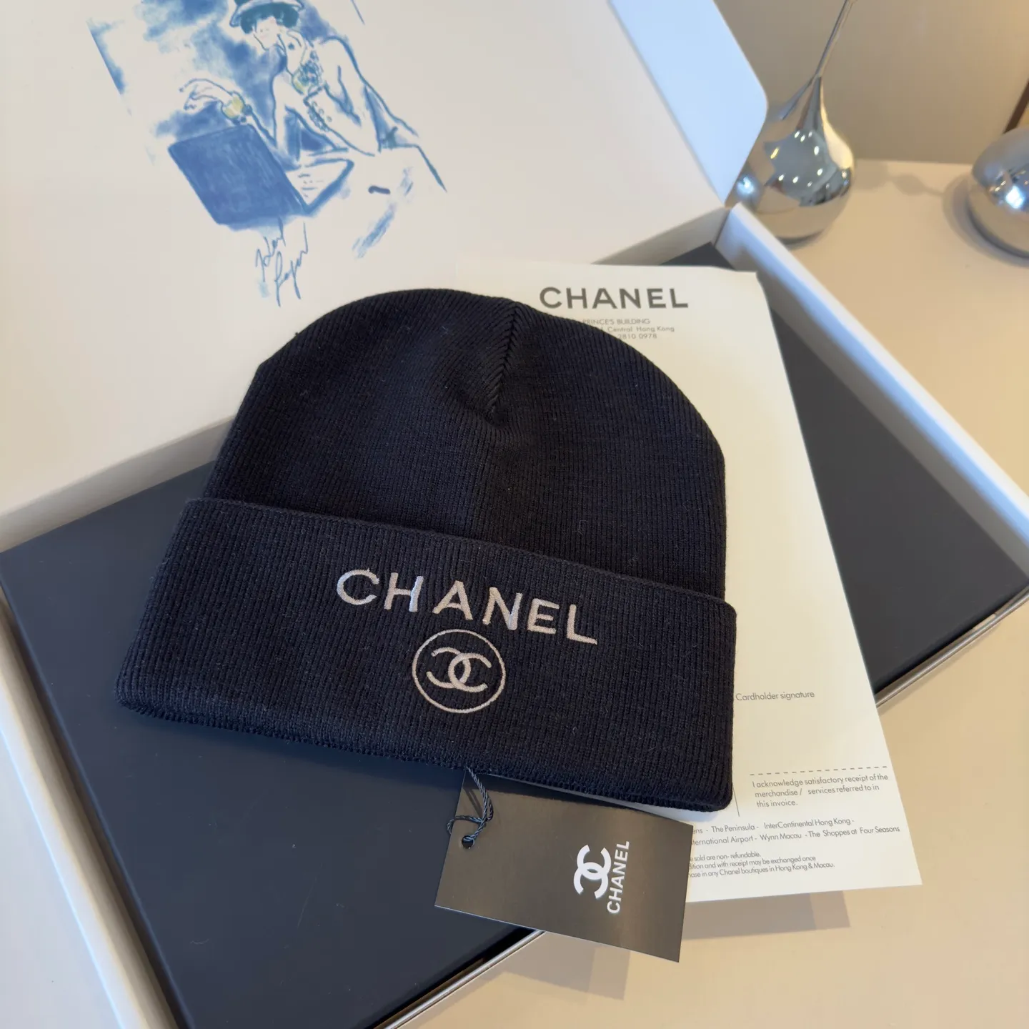 💰70¥ Chanel knitted beanie