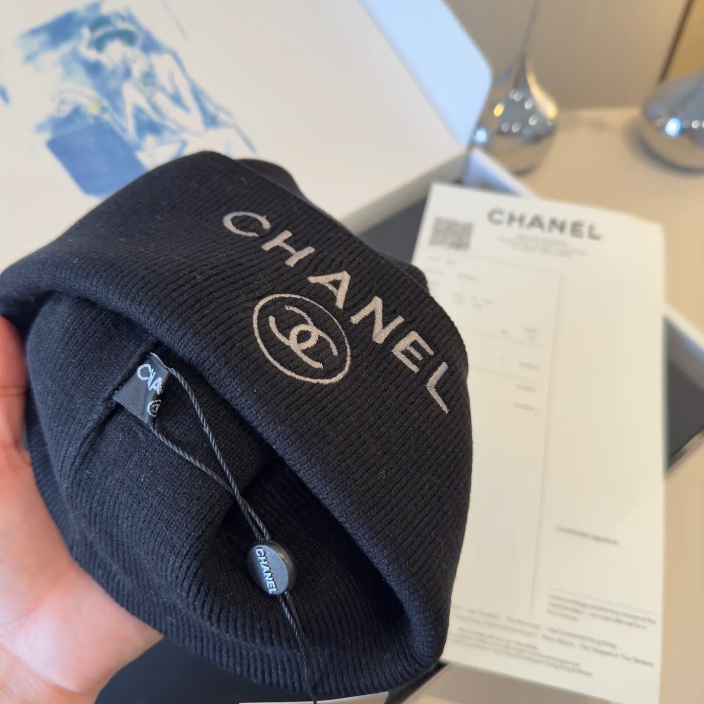 💰70¥ Chanel knitted beanie