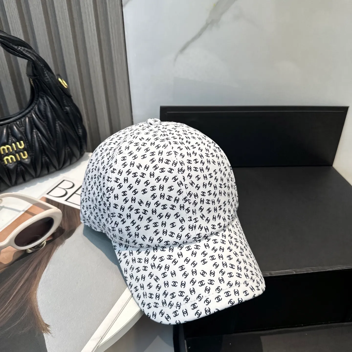 P66 CHANEL】New jacquard logo bucket hat 🧢New model shipped, big brand style is super easy to match, hurry up and get it