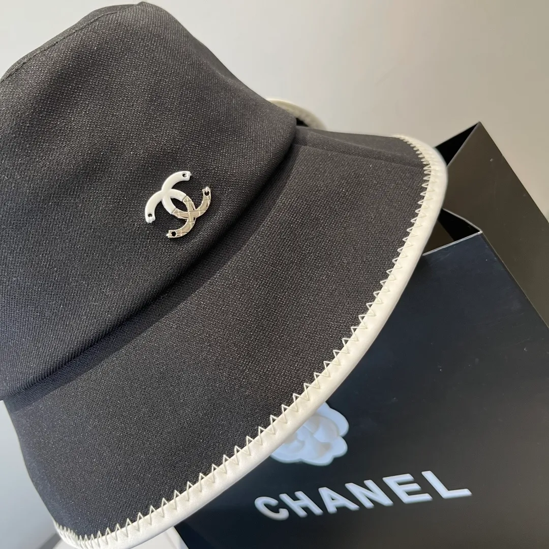 💰100¥ Chanel bow bucket hat, ladylike style, head circumference 57cm