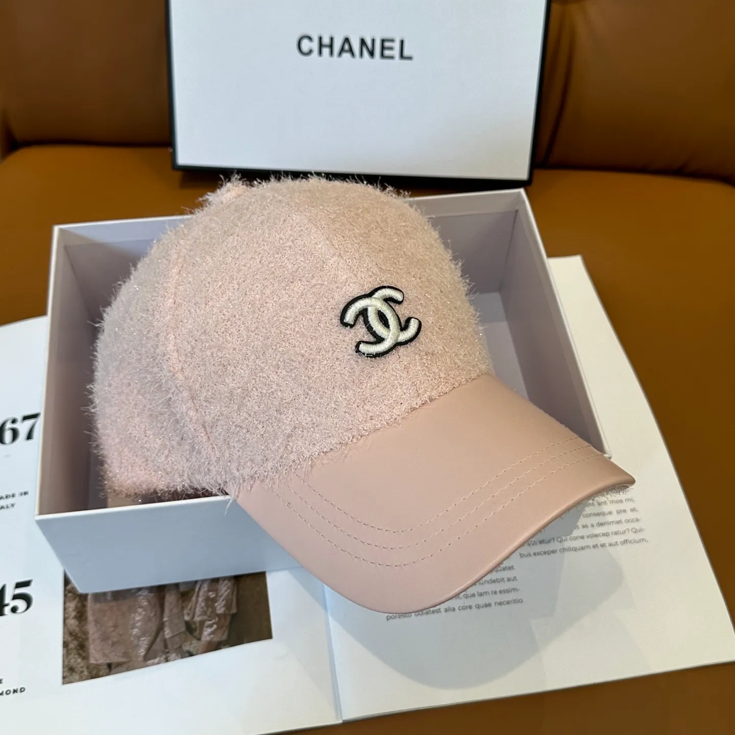 P60💛 Comes with dust bag [CHANEL Chanel] New autumn and winter small fragrance style baseball cap🧢, the big brand model is super easy to match, one that you can wear with your eyes closed