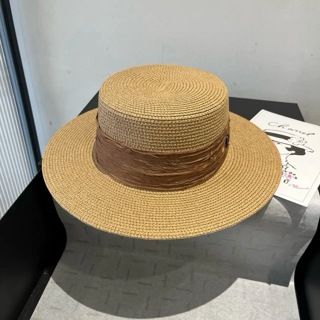 💰110¥ Chanel's new double M flat hat, sunshade hat, head circumference 57cm