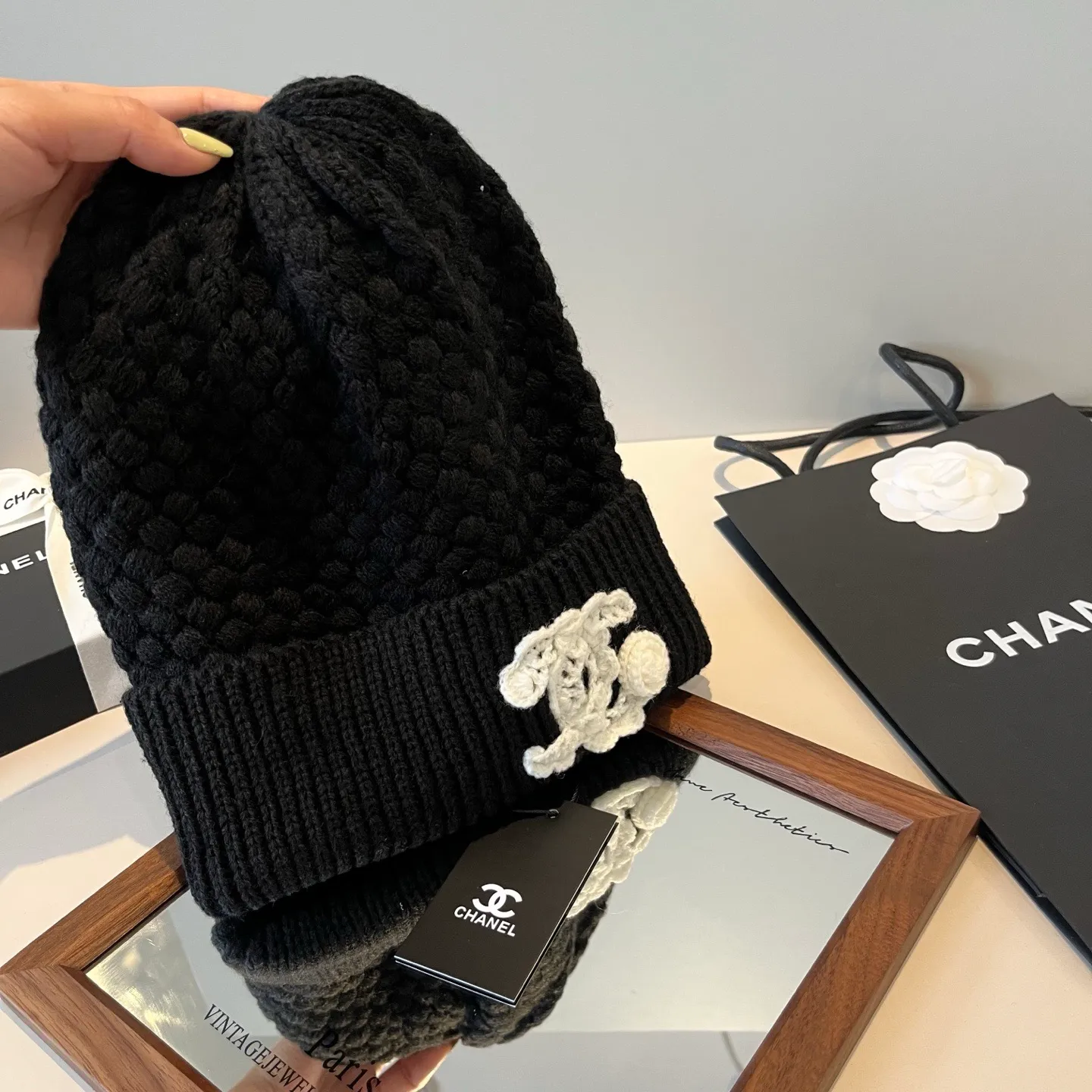 💰70¥ Chanel knitted beanie