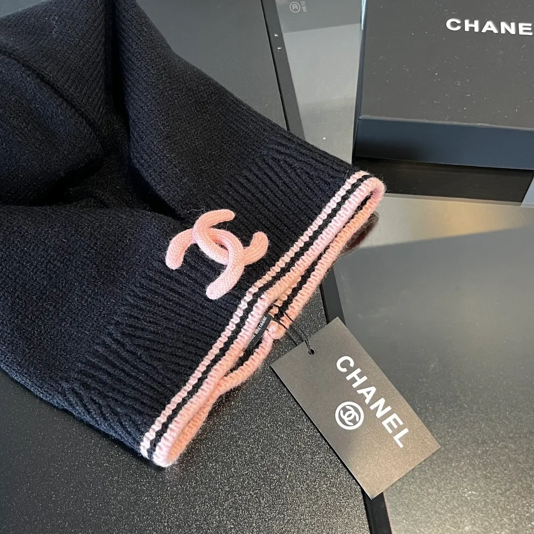 💰70¥ Chanel pullover woolen hat, dual-purpose hat and scarf, very cost-effective