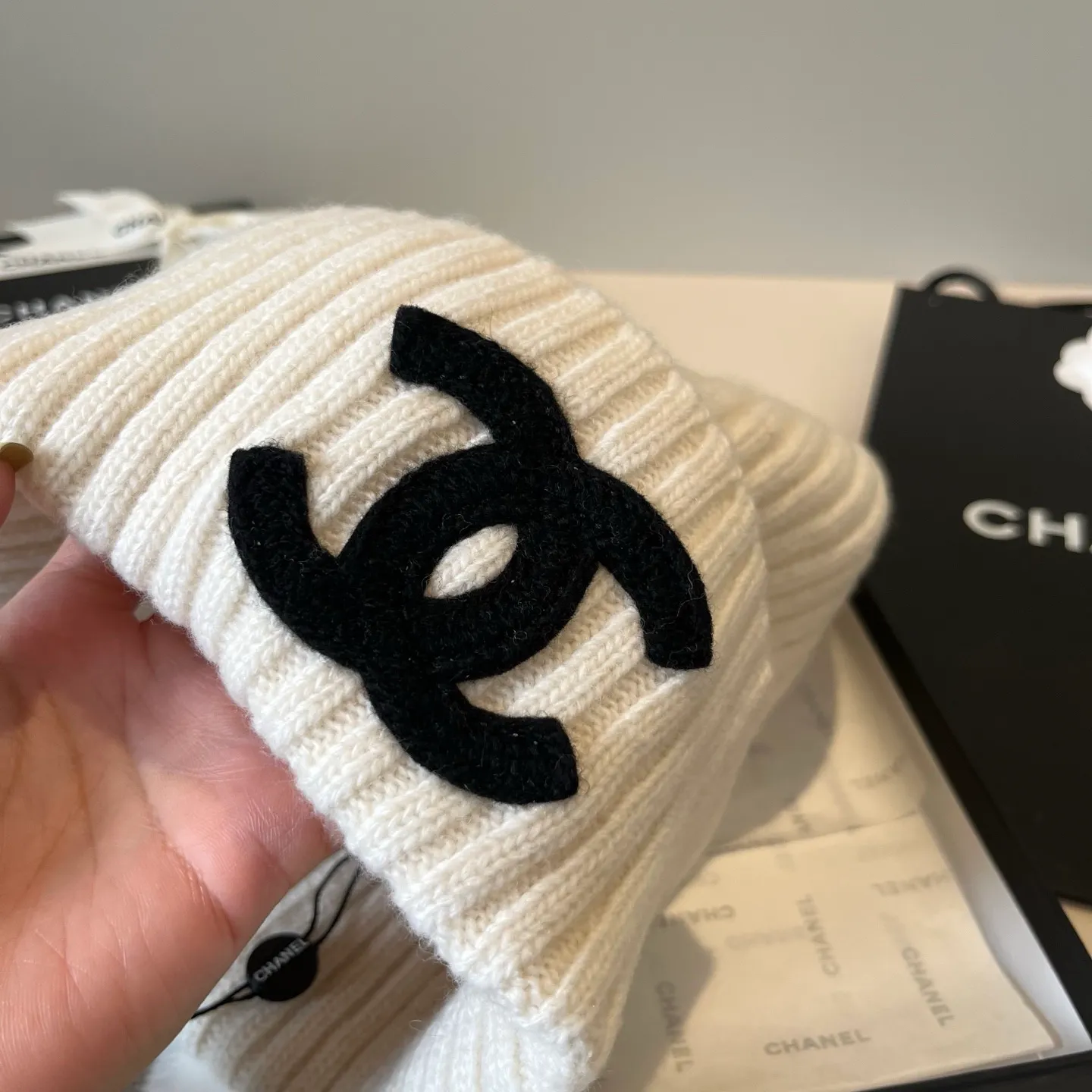 💰70¥ Chanel knitted beanie