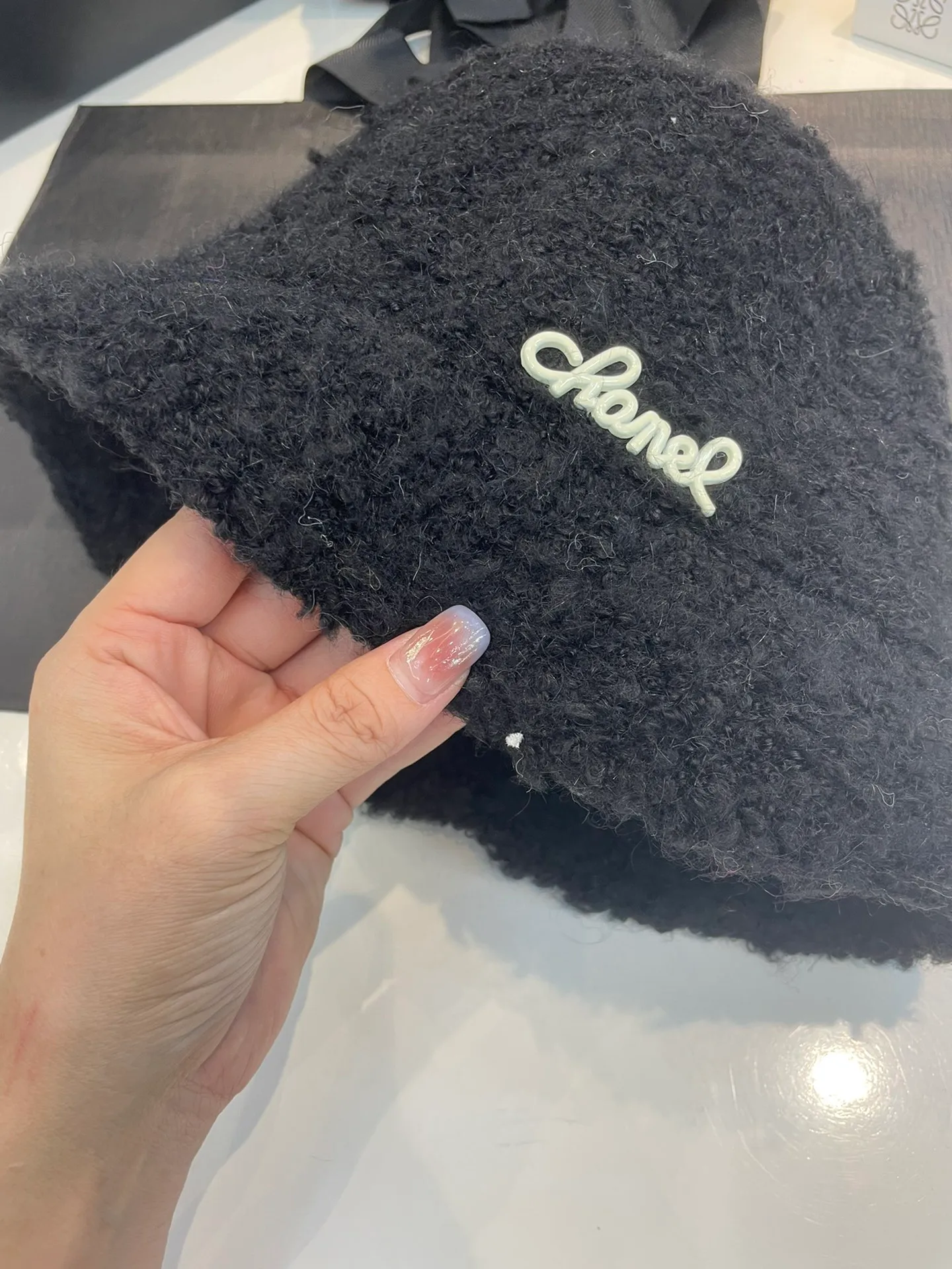 P60 Chanel Chanel new autumn and winter knitted clutch hat, fisherman hat, ladylike style
