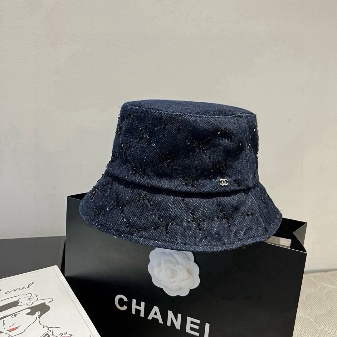 💰90¥ Chanel original bucket hat, advanced customization, 2025 new style, head circumference 57cm