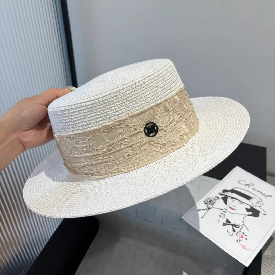 💰110¥ Chanel's new double M flat hat, sunshade hat, head circumference 57cm
