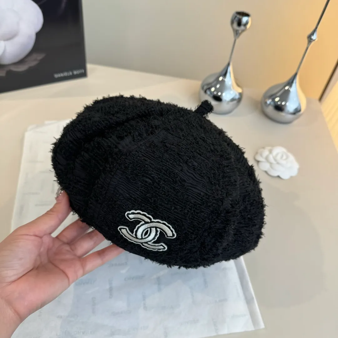 🉐160¥ Chanel beret, head circumference 57cm