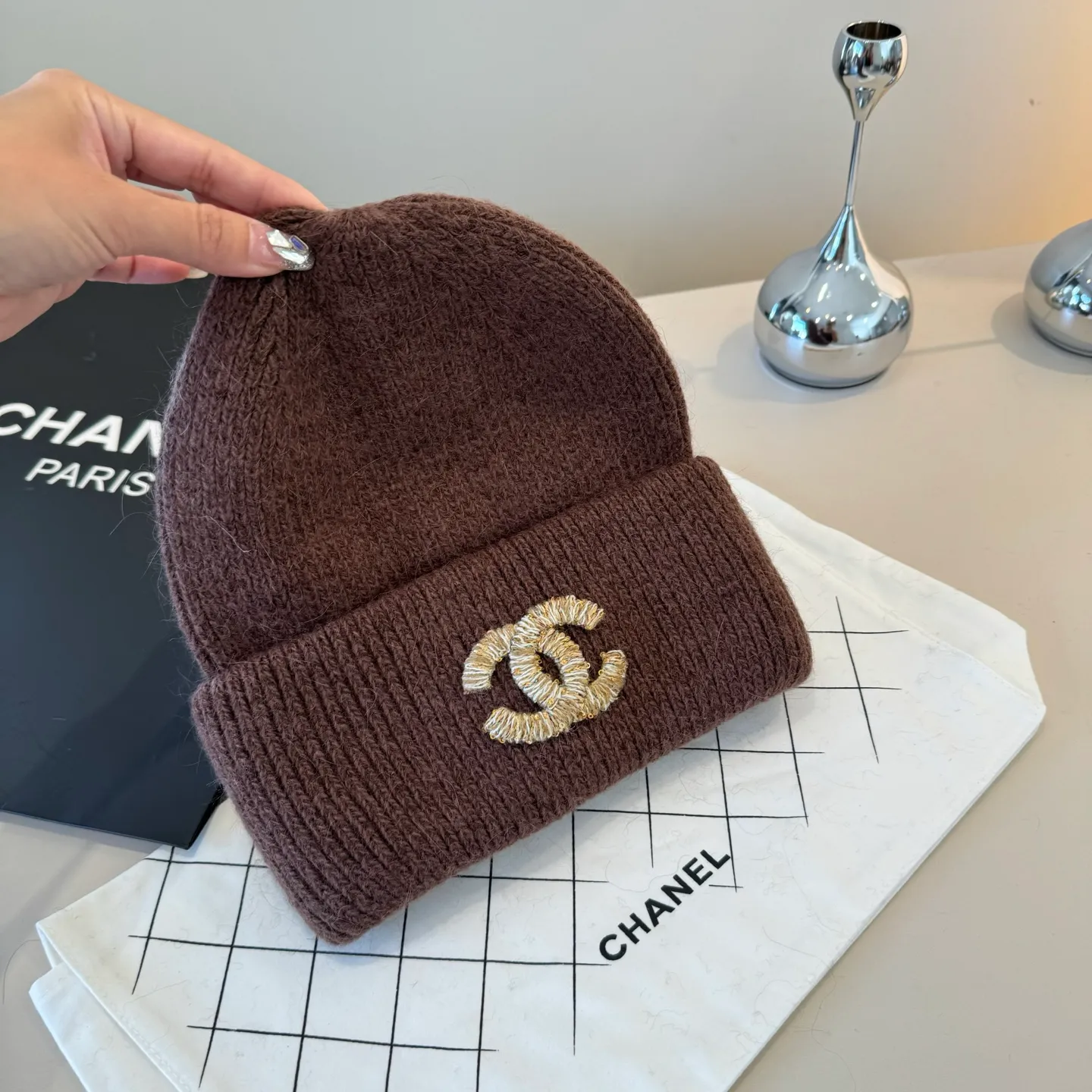 💰90¥ Chanel new style wool hat, thickened fabric