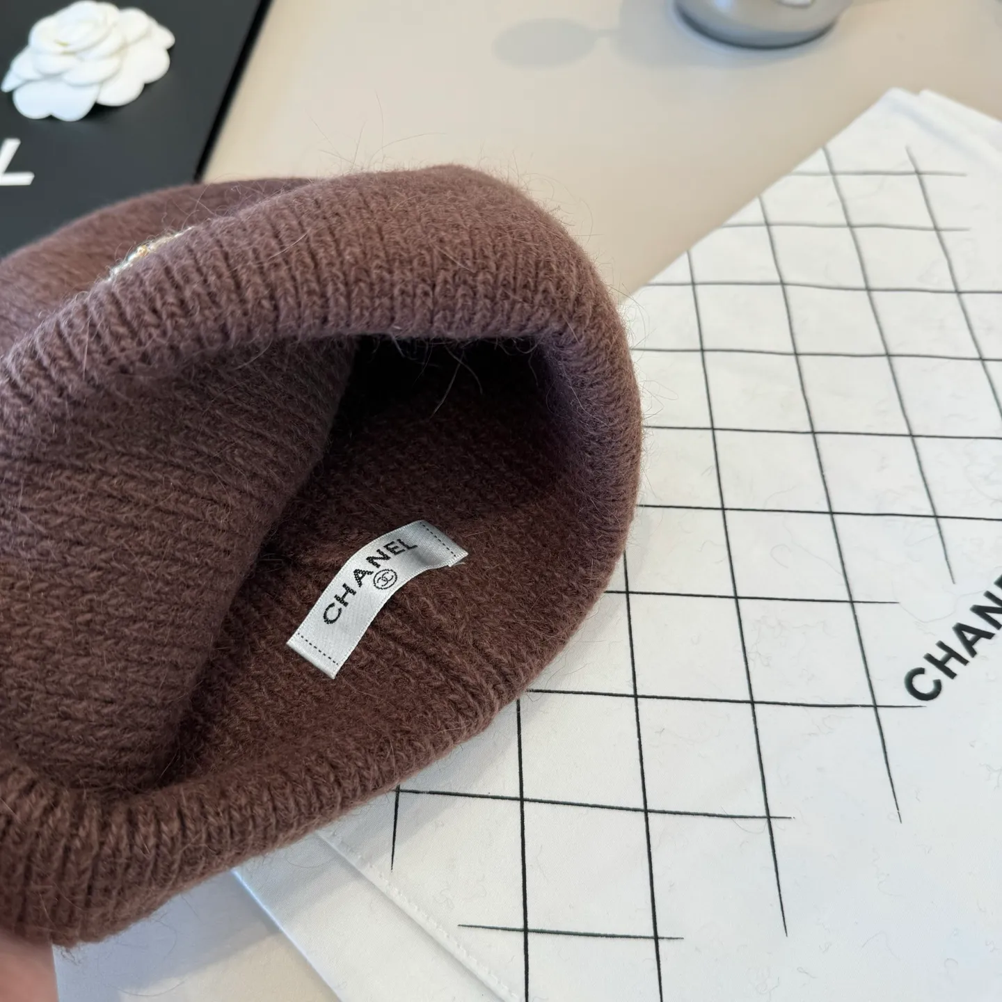💰90¥ Chanel new style wool hat, thickened fabric