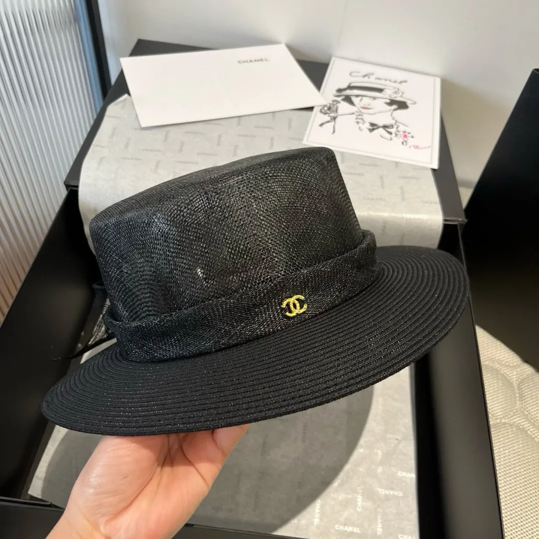 💰220¥ Chanel linen hat, advanced customization, head circumference 57cm