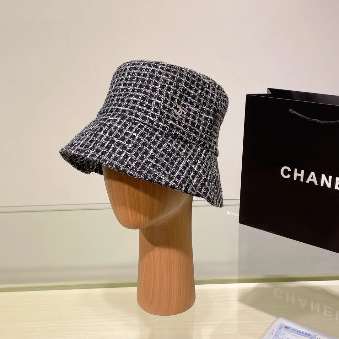 P64💛 Comes with dust bag. [Chanel’s new 2023 autumn and winter simple ladylike style fisherman hat, new model shipped, big-name models are super easy to match, hurry up and get it!